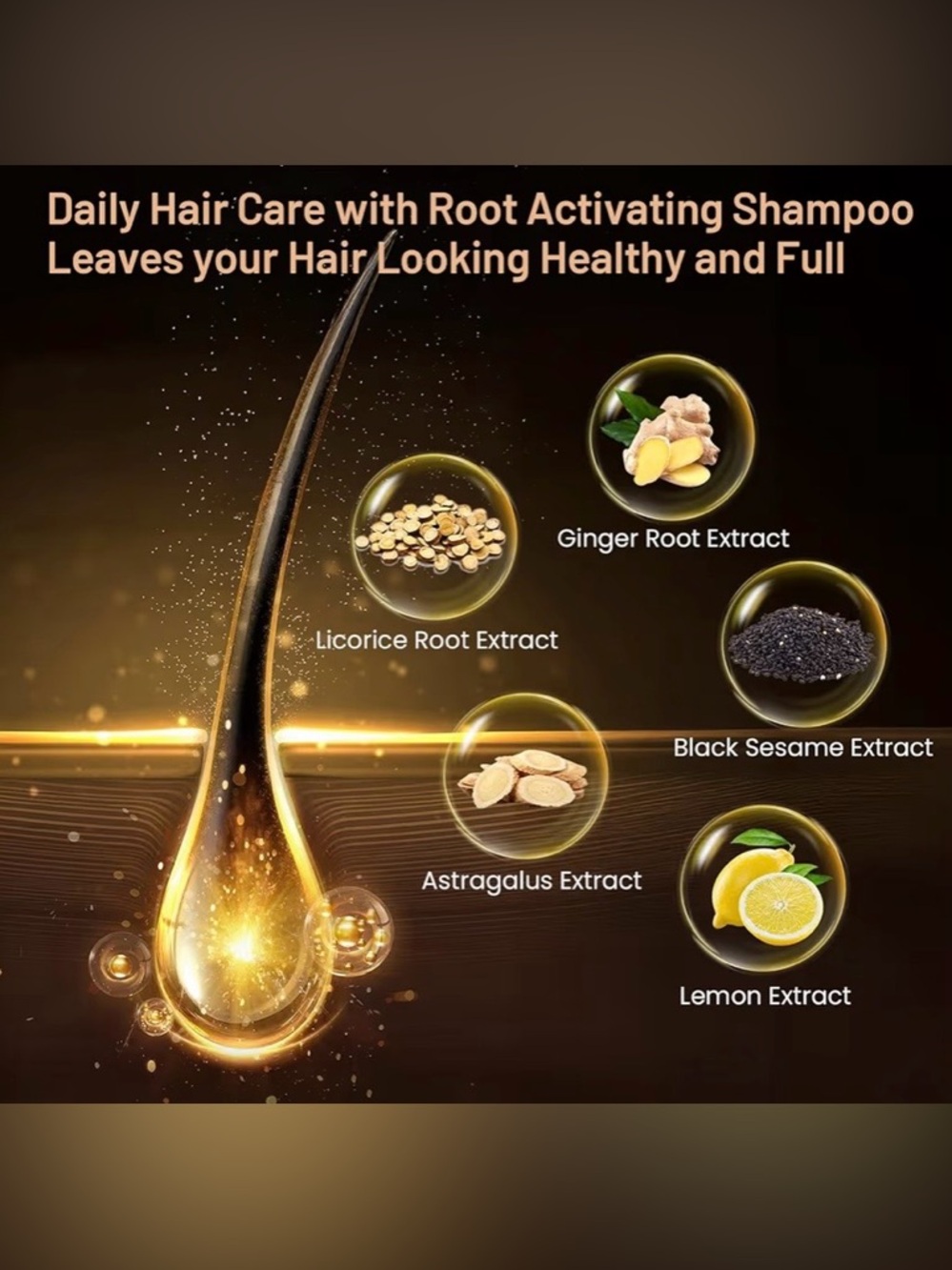 Spartan: Root Activator Shampoo- Promotes Hair Growth For Women & Men - Picture 7 of 11